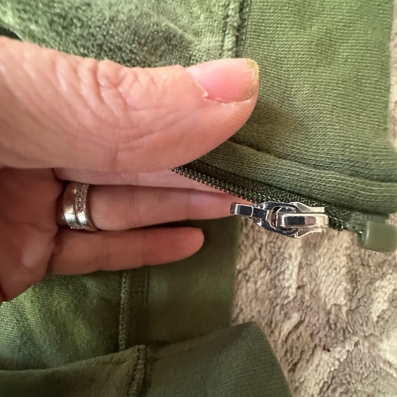 Juicy Couture Olive Green Track Pants & Hoodie Set - Picture 5 of 12